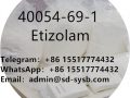 CAS 40054-69-1 Etizolam 	instock with hot sell