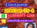 Hot sale cas: 2785346-75-8  Etonitazene whatsapp+19599771248