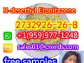 In stock cas: 2732926-26-8   N-desethyl Etonitazene  whatsapp+19599771248