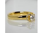 Inel de logodna din aur cu diamante 122059DIDI #4