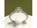 Inel de logodna din aur sau platina cu diamante 122611DIDI #2