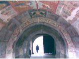 Picturi murale in tunelul de intrare - Manastirea Neamt #7