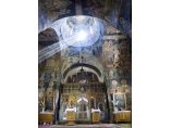 Interiorul naosului, spre iconostas, 2008 - Manastirea Saraca #2