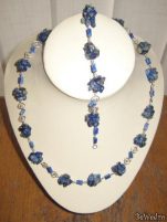 Bijuterii Indra - de lux - Set lapis lazuli-Colectia Indra Lux #11