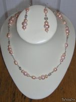 Bijuterii Indra - de lux - Set perle piersicii-colectia Indra Lux #1