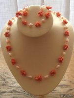 Bijuterii Indra - seturi - Set coral si perle #12