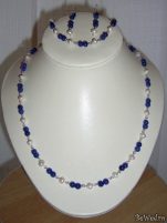 Bijuterii Indra - seturi - Set perle si agate albastre #9