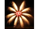 Inima pirotehnica dubla - Focuri de artificii #1
